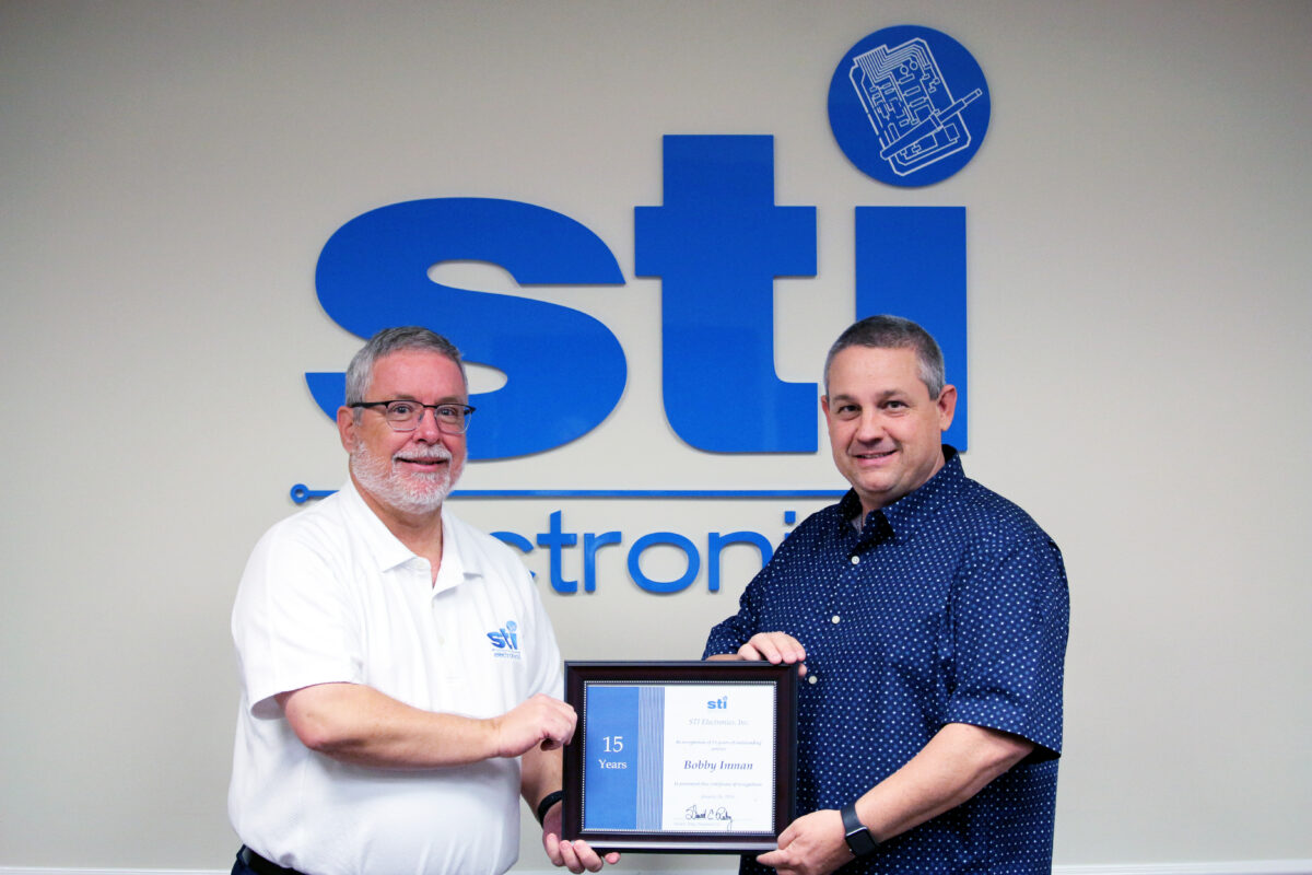 STI Recognizes Bobby Inman’s 15-Year Anniversary