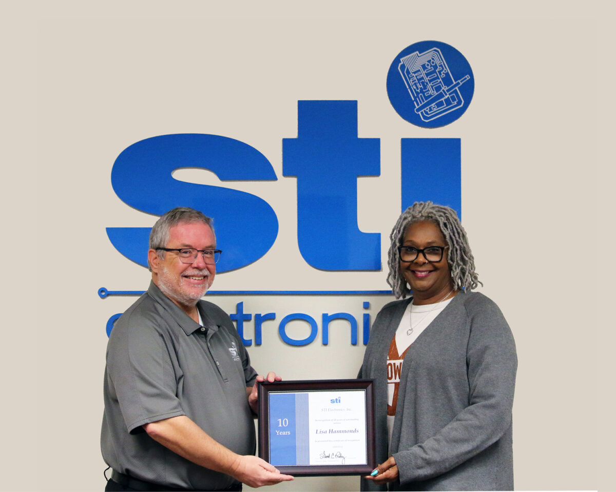 STI Recognizes Lisa Hammonds’ 10-Year Anniversary